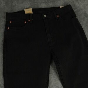 Levi's 511 Jeans Mens 36x30 Black Slim Fit Stretch Denim Classic Casual Grunge